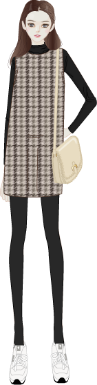 Girl`s Knit model2