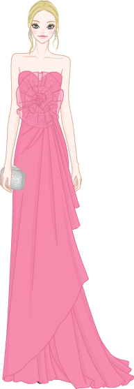 Romantic Party Dress model5