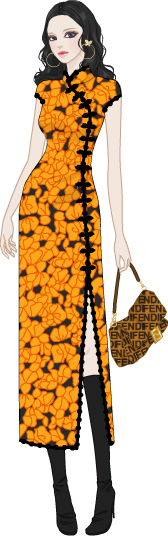 An Oriental Dress model5