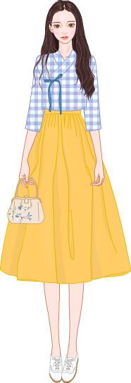 Beautiful Hanbok Fashion model1