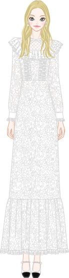 Vintage Dress Style model2