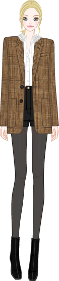 French Girl Style model2