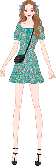 Lovely Girlish Look model2