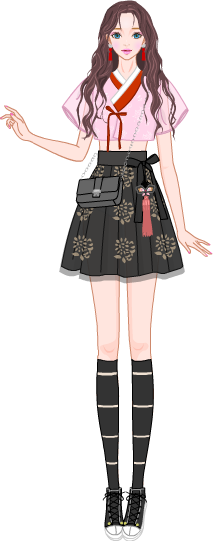 Fusion Hanbok model2