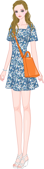 A woman of Spring model3