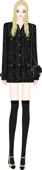 Fresh Tweed Style model2