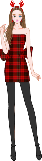 Christmas Fashion Style model1