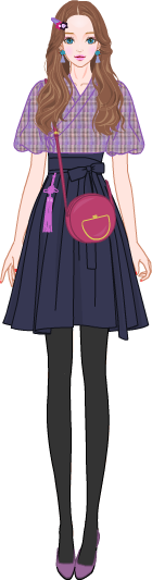 Modernized Hanbok model2