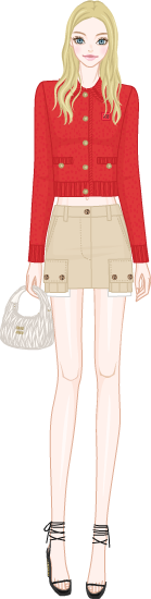 SPRING PREPPY LOOK model3