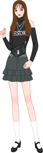 Y2K Retro Fashion model2