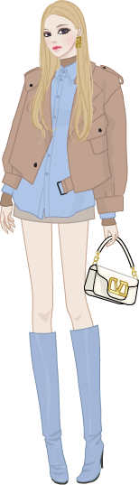 Layering de chemise model5