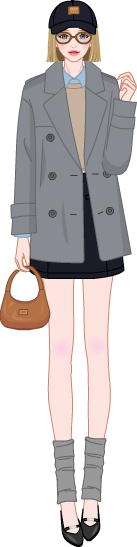 Winter Date Look model1