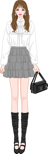 발레코어룩 model1