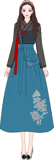 Fusion Hanbok Style model2
