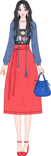 Fusion Hanbok Style model4