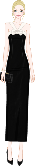 Black Party Dress model5