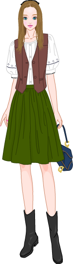 Fall Color Fashion model4