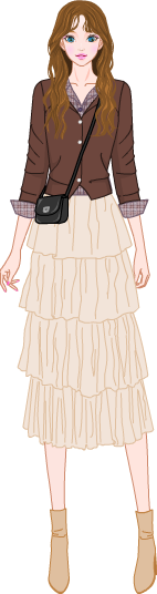 Boho Chic Look1 model4