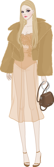 Muted Glamour model1