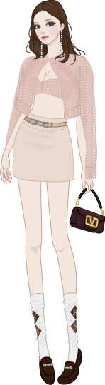 Muted Glamour model4
