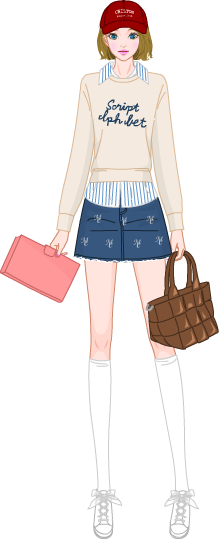 Spring Campus Look model4