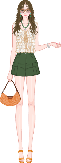 Summer Vacation Look model1