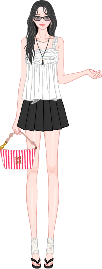 Summer Vacation Look model4